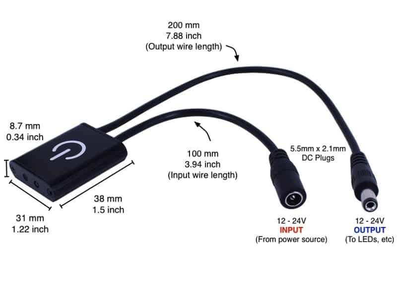 12V Infrared Touch Circuit Diagram